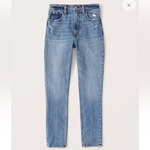 Abercrombie High Rise Skinny Ankle Jean Medium wash 27 waist size 4